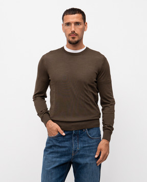 Tom Ford Brown wool jumper KCL006YMW103