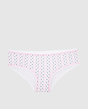 RiminiVeste Jadea children's white panties in a star print 124