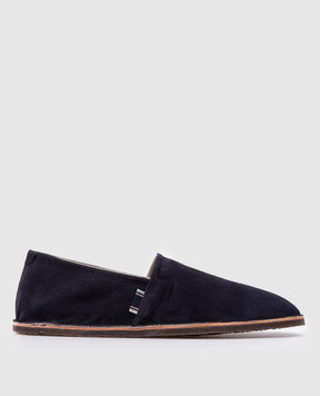 Brunello Cucinelli Blue suede espadrilles MPUCCLQ875