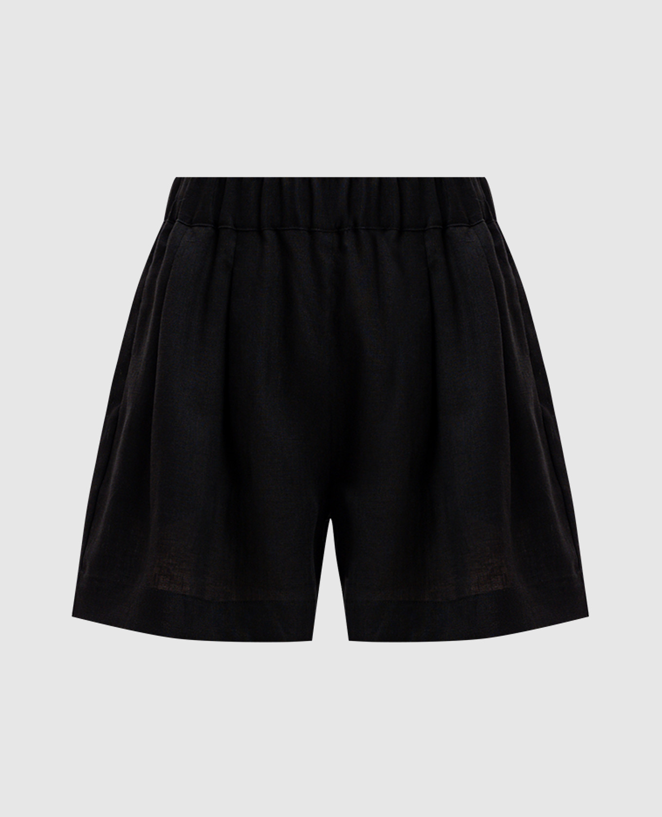 

Black Zurich linen shorts Asceno