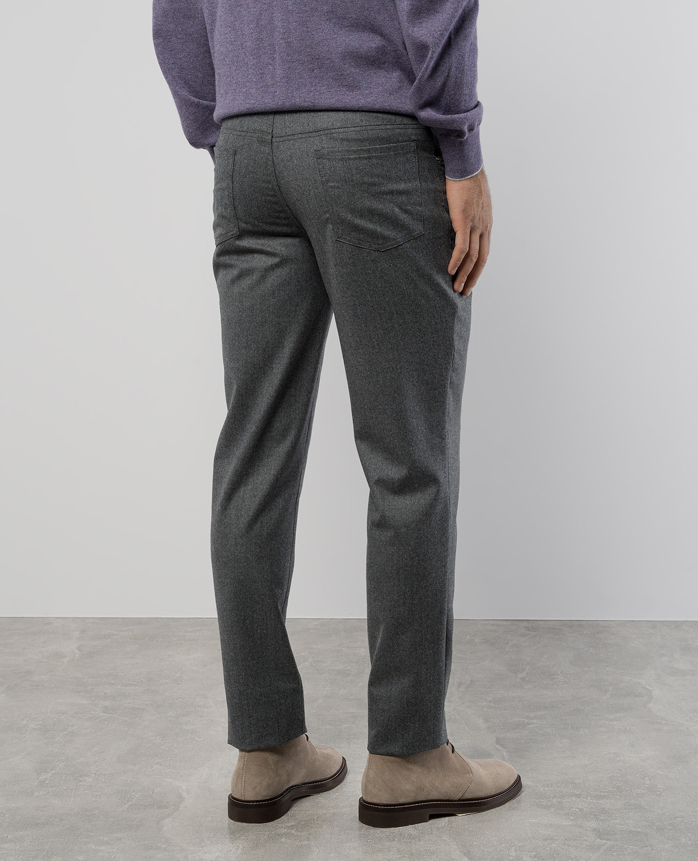 

Gray pants made of wool Brunello Cucinelli, Grey