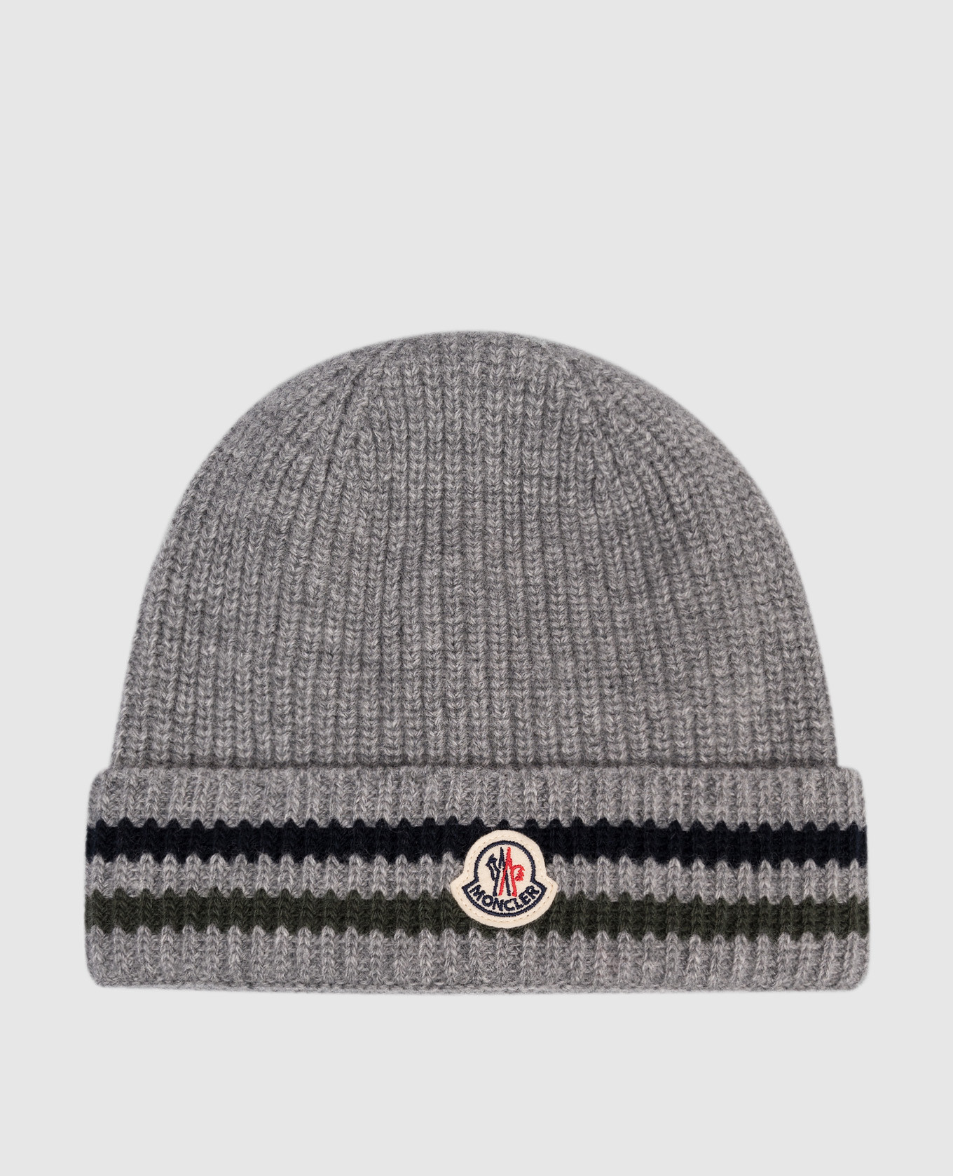 Children&#39;s gray wool hat Moncler ENFANT