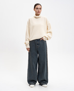 Fear of God Beige wool sweater with logo FG25FW20209WBO