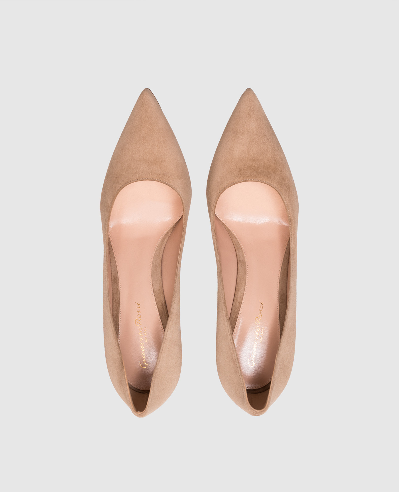 

Beige suede shoes GIANVITO Gianvito Rossi