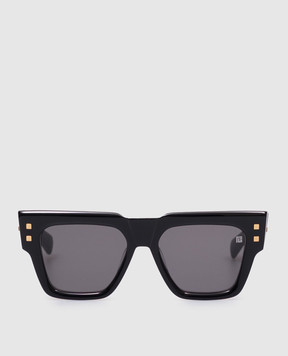 Balmain Black B-Army sunglasses with logo BPS164A52m
