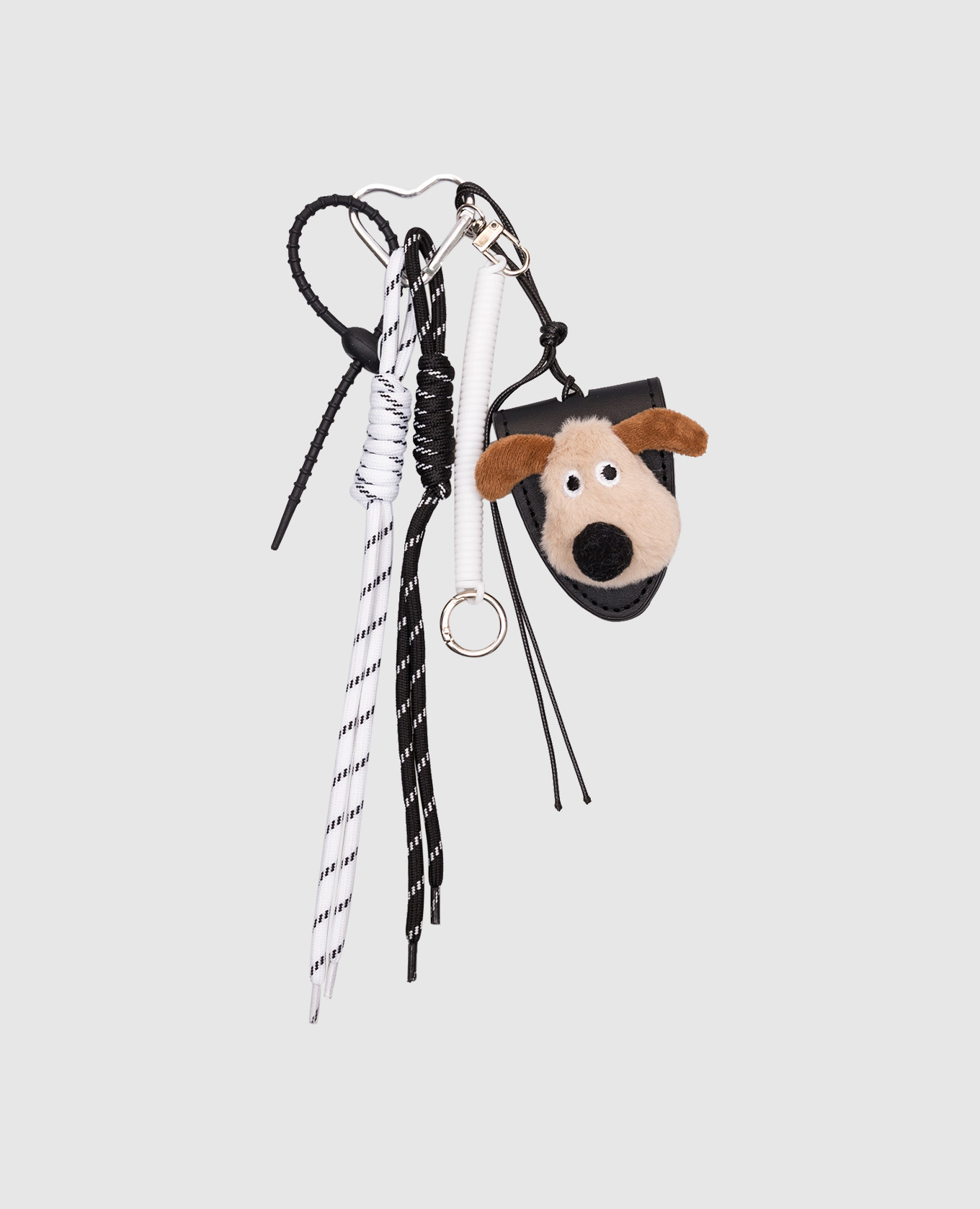 

Black Big Puppy Bag Keychain Gianni Notaro