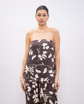 Faithfull Chambien brown printed top FF3464EDE