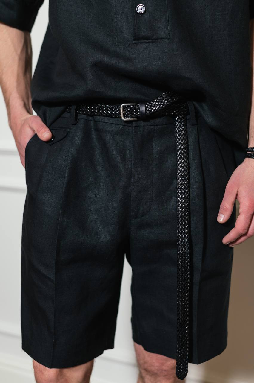 

Black leather braided belt Dolce&Gabbana