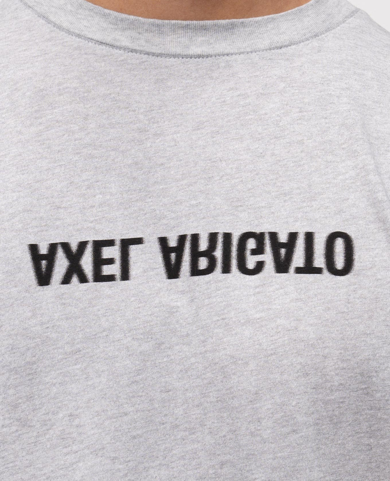 

Distort Light grey melange logo t-shirt Axel Arigato