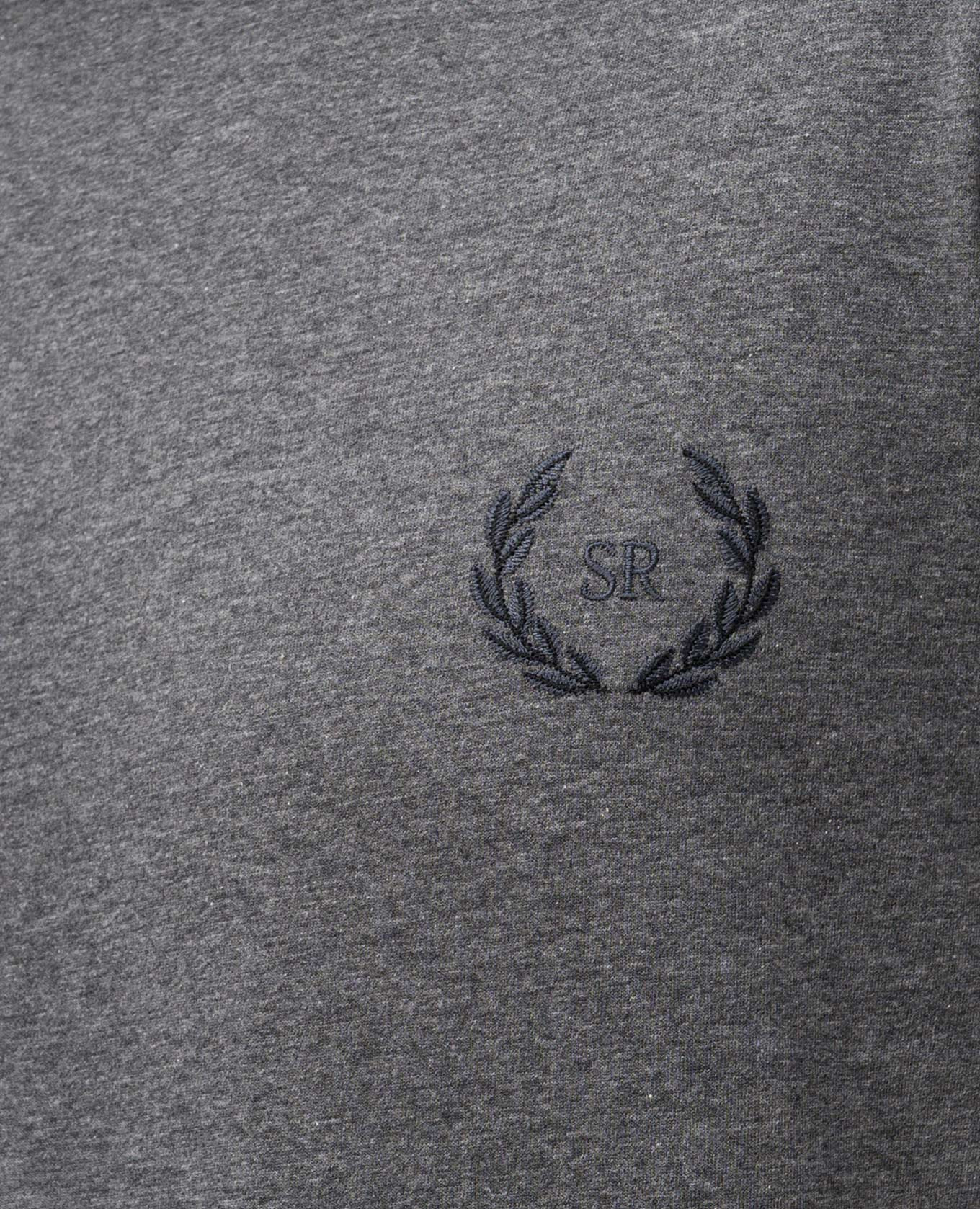

Grey melange T-shirt with logo Stefano Ricci