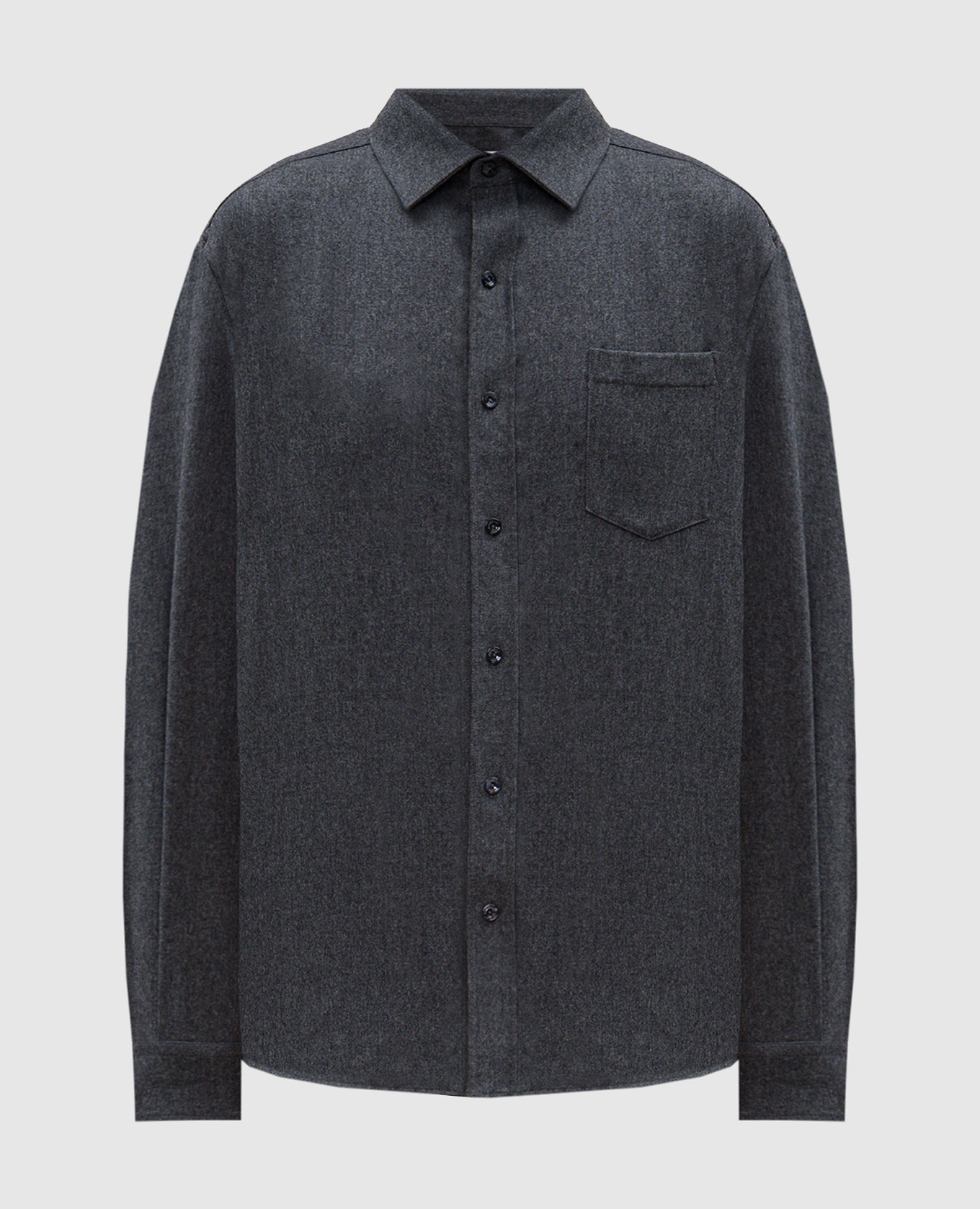 

Gray shirt made of wool and cashmere Agnona, Grey
