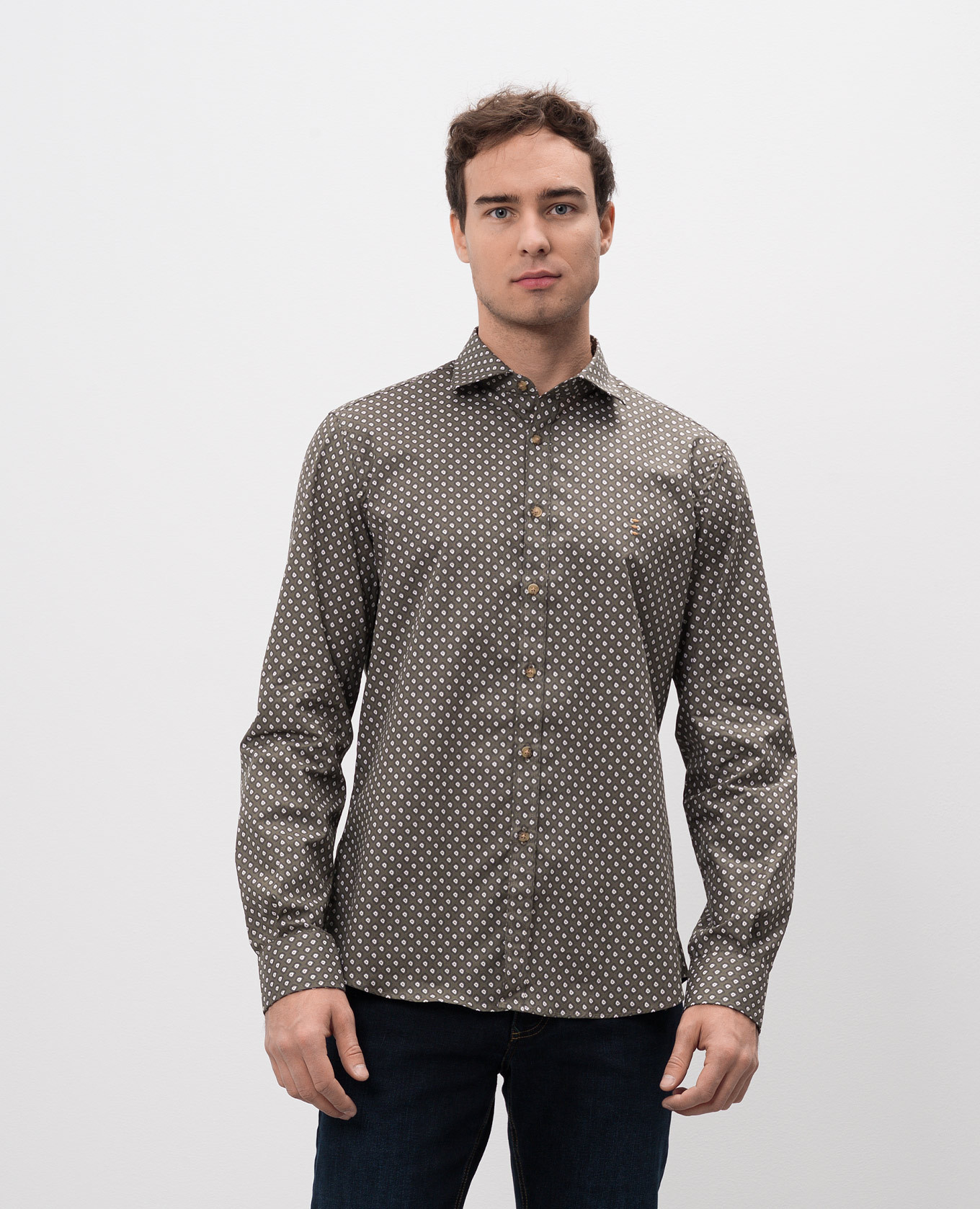 

Green patterned shirt Florentino