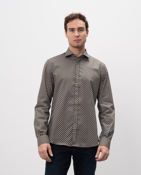 Florentino Green patterned shirt 224741420808