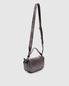 Gianni Chiarini Cindy Silver Leather Baguette Bag BS11700VNCMET