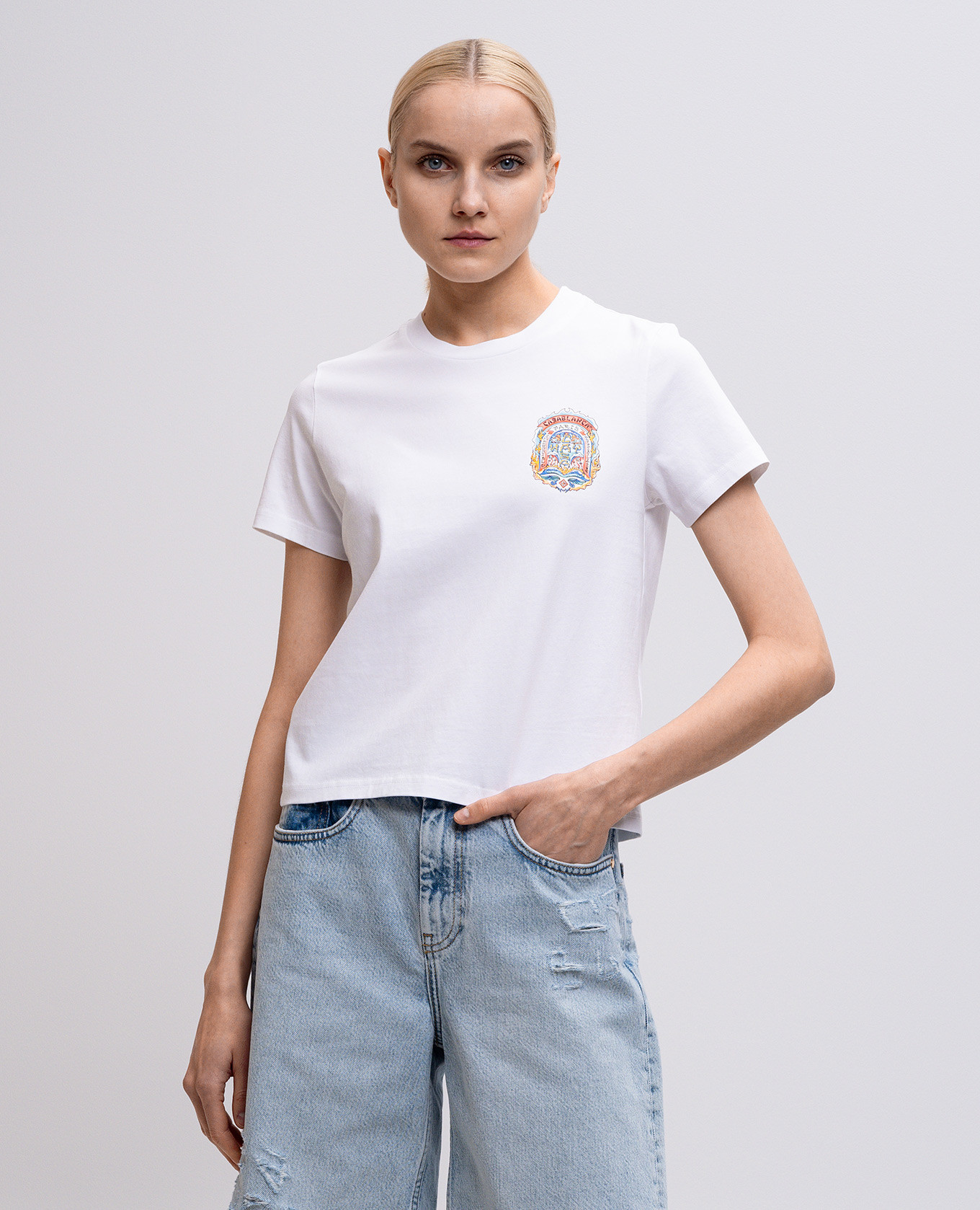 

Casa Way Skate White T-Shirt Casablanca