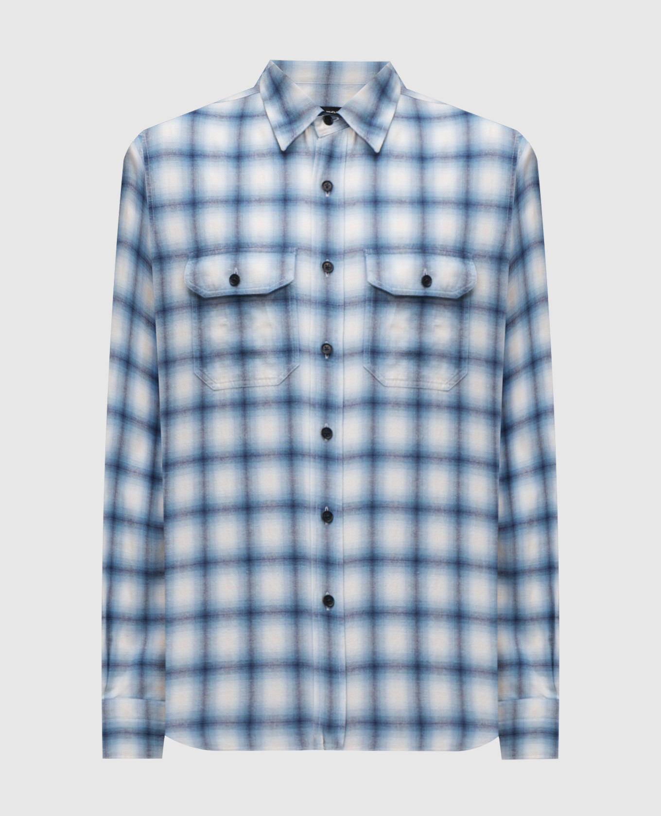 

Blue checkered shirt Tom Ford, Light blue