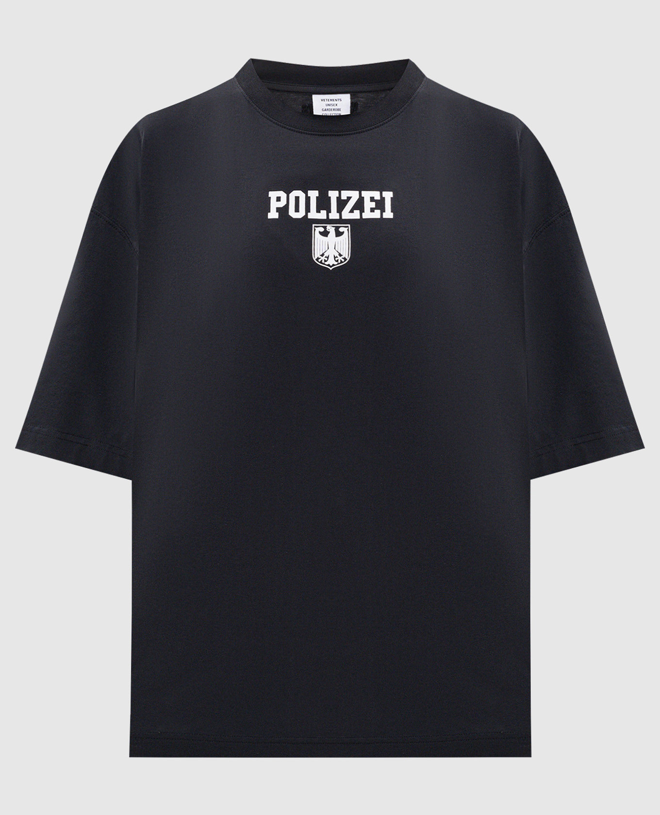 Black T-shirt with print Vetements