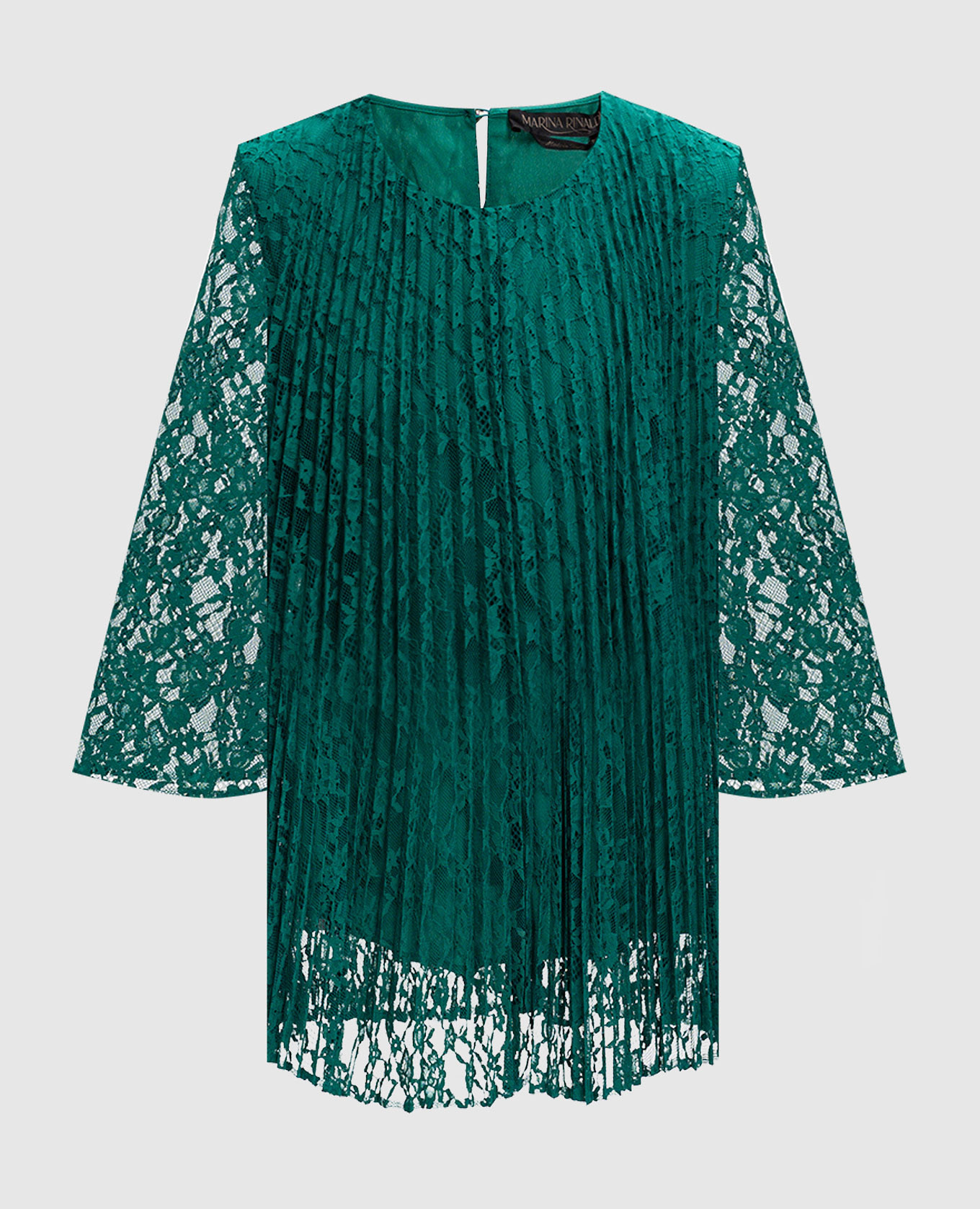 

Green lace blouse with pleating Marina Rinaldi, Blue