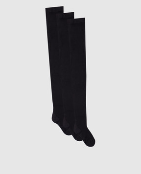Dolce&Gabbana A set of three black tights O4A33TON02S
