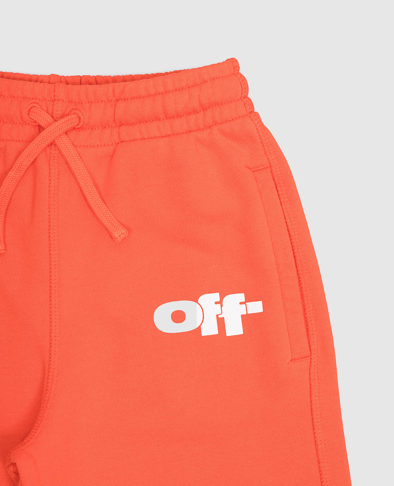 Kids' orange joggers with logo Off-White 3