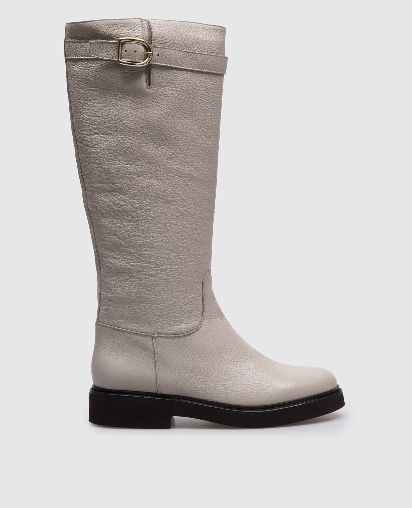 Beige leather boots doucal's
