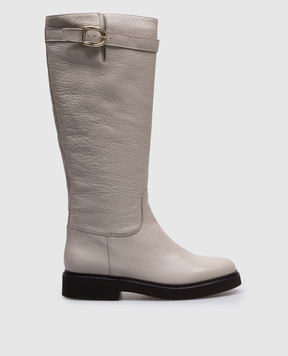 Doucal's Beige leather boots DD8759VERSUM251