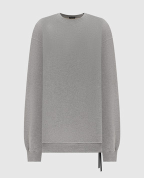 Ann Demeulemeester Sunset Bleeding grey melange sweatshirt B0012584FA186