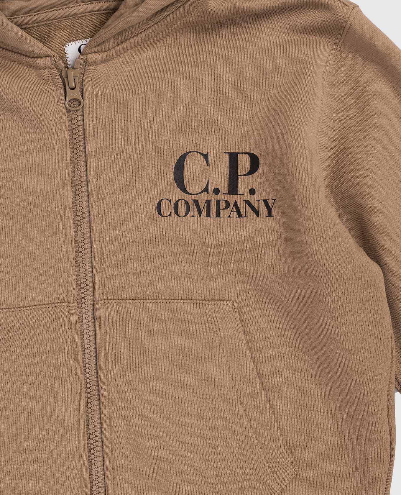 

Children's beige sports jacket with logo C.P. Company