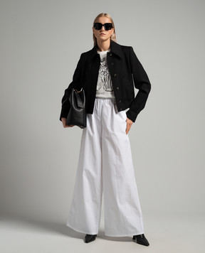 Max Mara Sportmax Smalto black wool jacket SMALTO