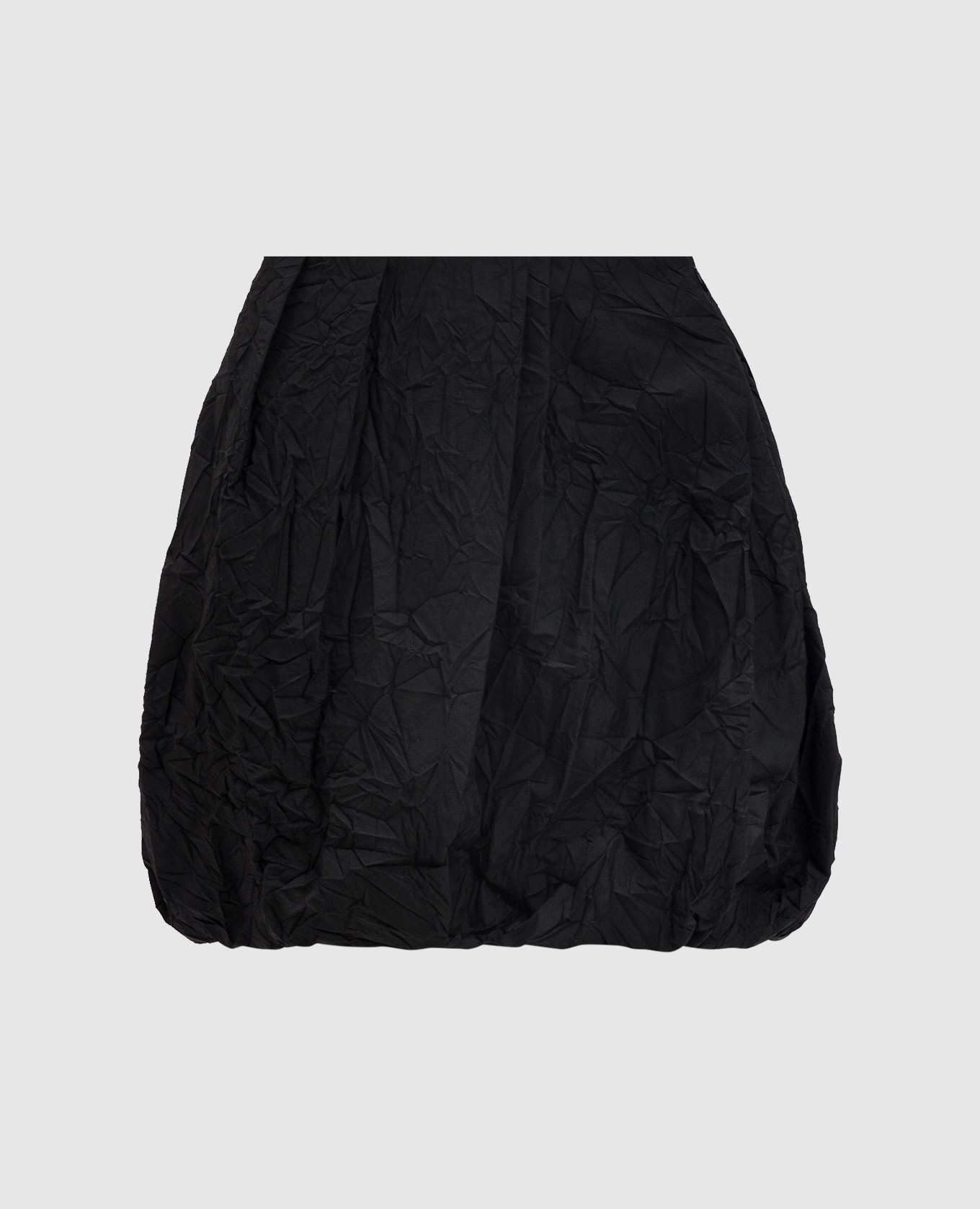 

Black mini skirt with a reaper effect Juun.j