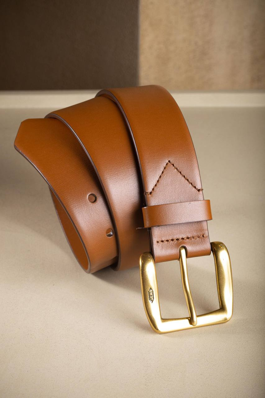 

Bonny brown leather belt J&M DAVIDSON