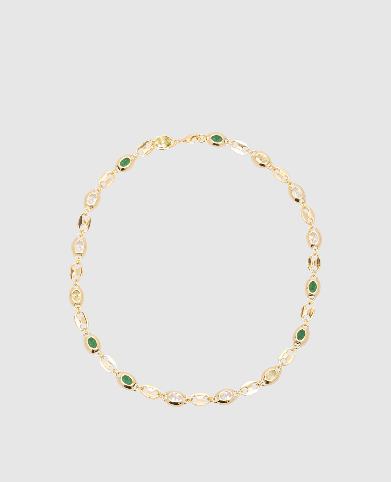 

Mixed Feelings gold necklace with stones Darkai, Golden
