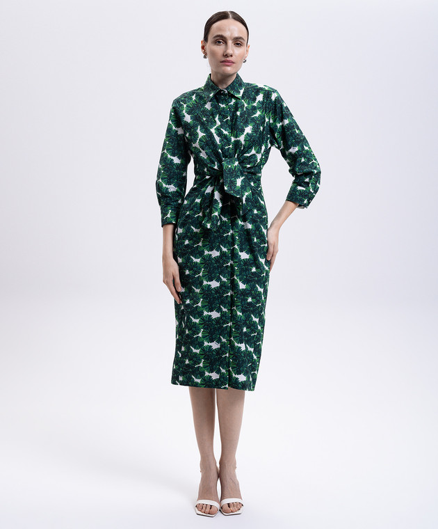 Max Mara - Green MAREMMA shirt dress with floral print MAREMMA - shop with Hungary delivery at Symbol Max Mara - Green MAREMMA shirt dress with floral print MAREMMA - shop with Hungary delivery at Symbol