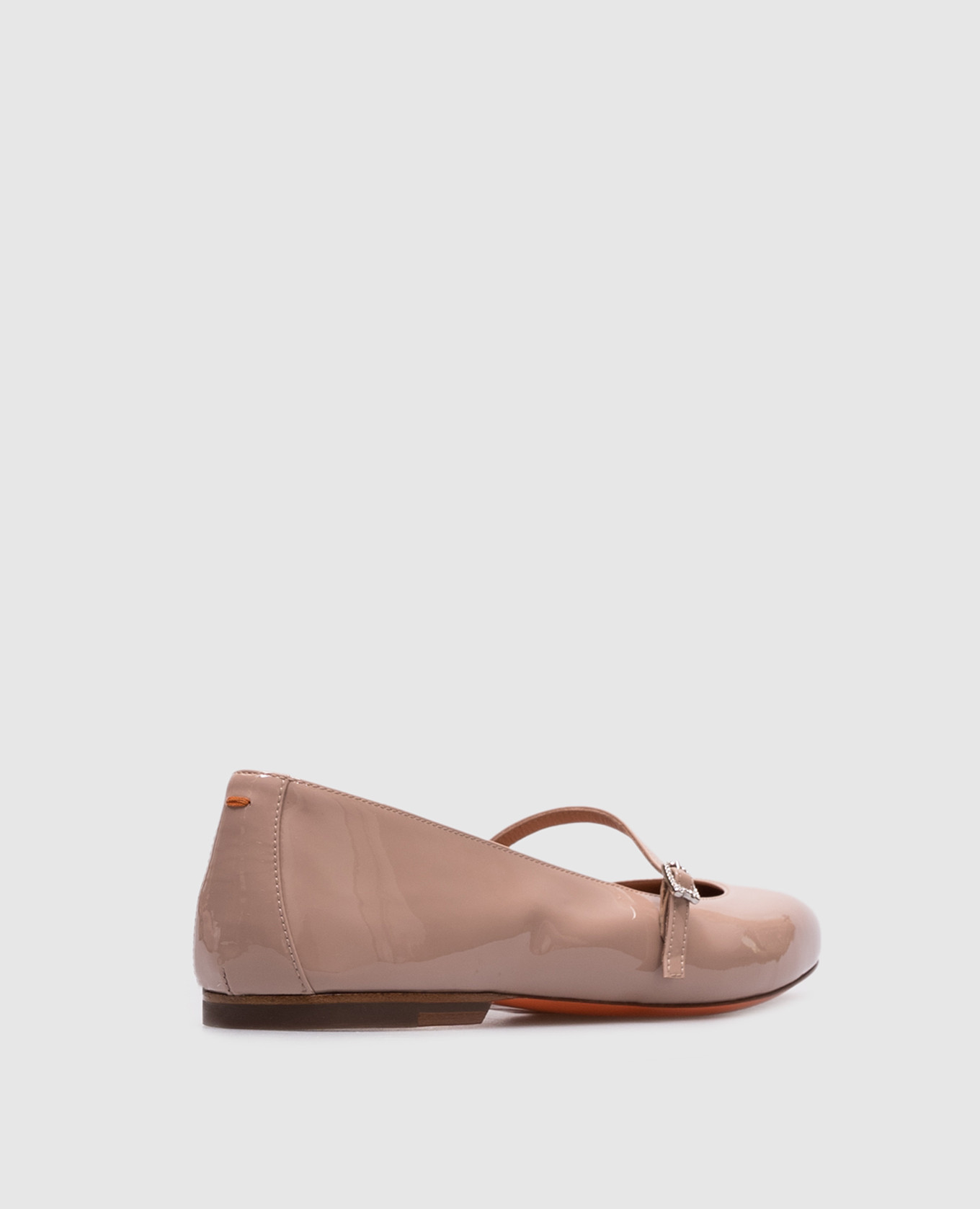 

Pink patent leather ballet flats Santoni