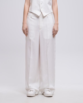 Ann Demeulemeester Elfi white pants B0012749FA558