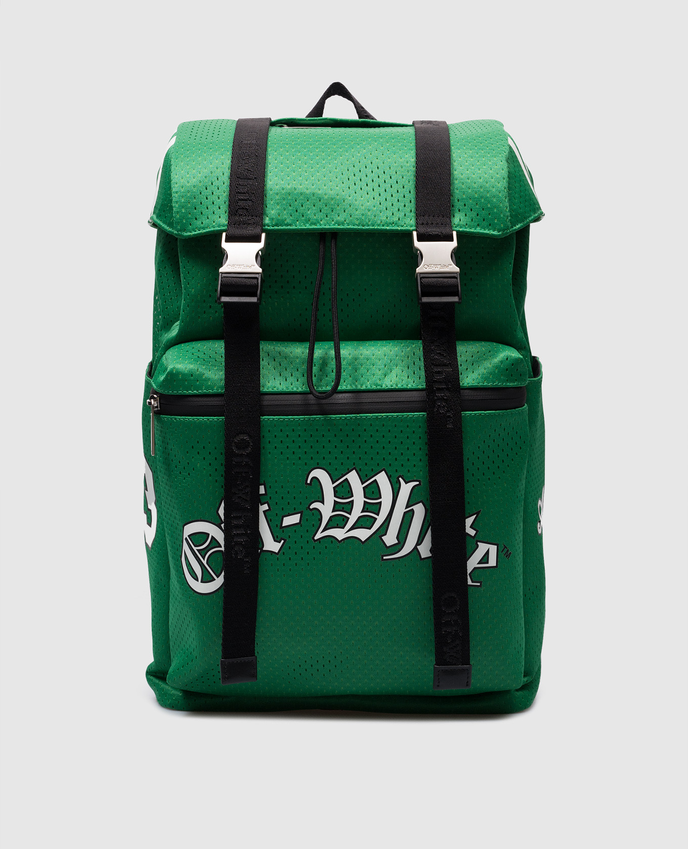 

Green backpack with logo print Off-White