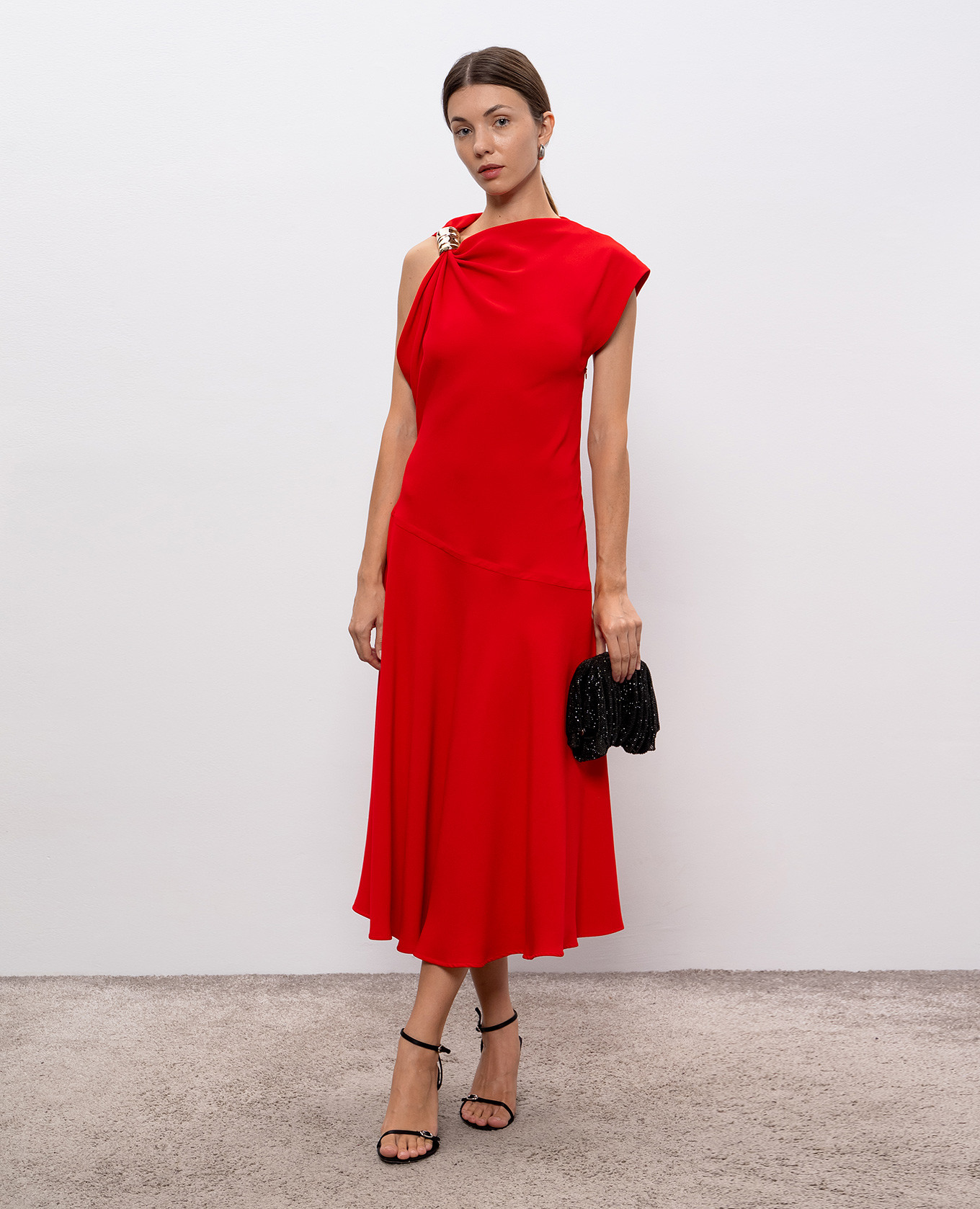 

Rue red midi dress PROENZA SCHOULER