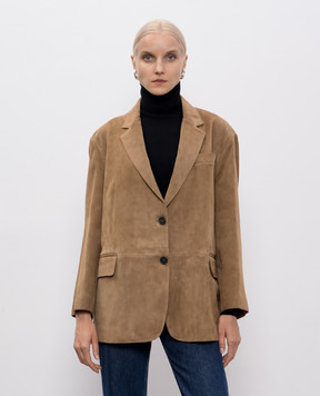 Max Mara Weekend Brown suede jacket ROLANDA ROLANDA