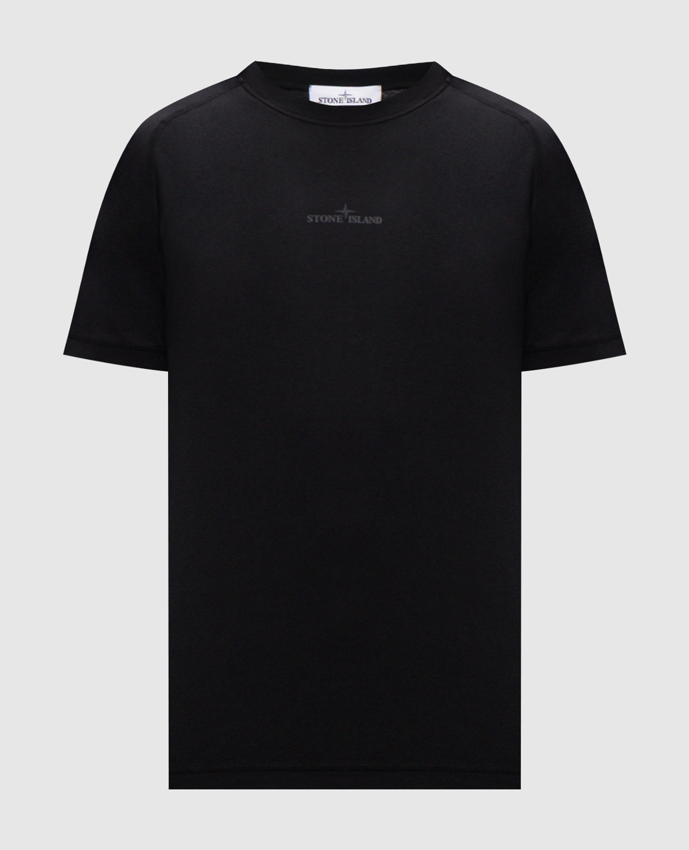 

Black T-shirt with logo Stone Island