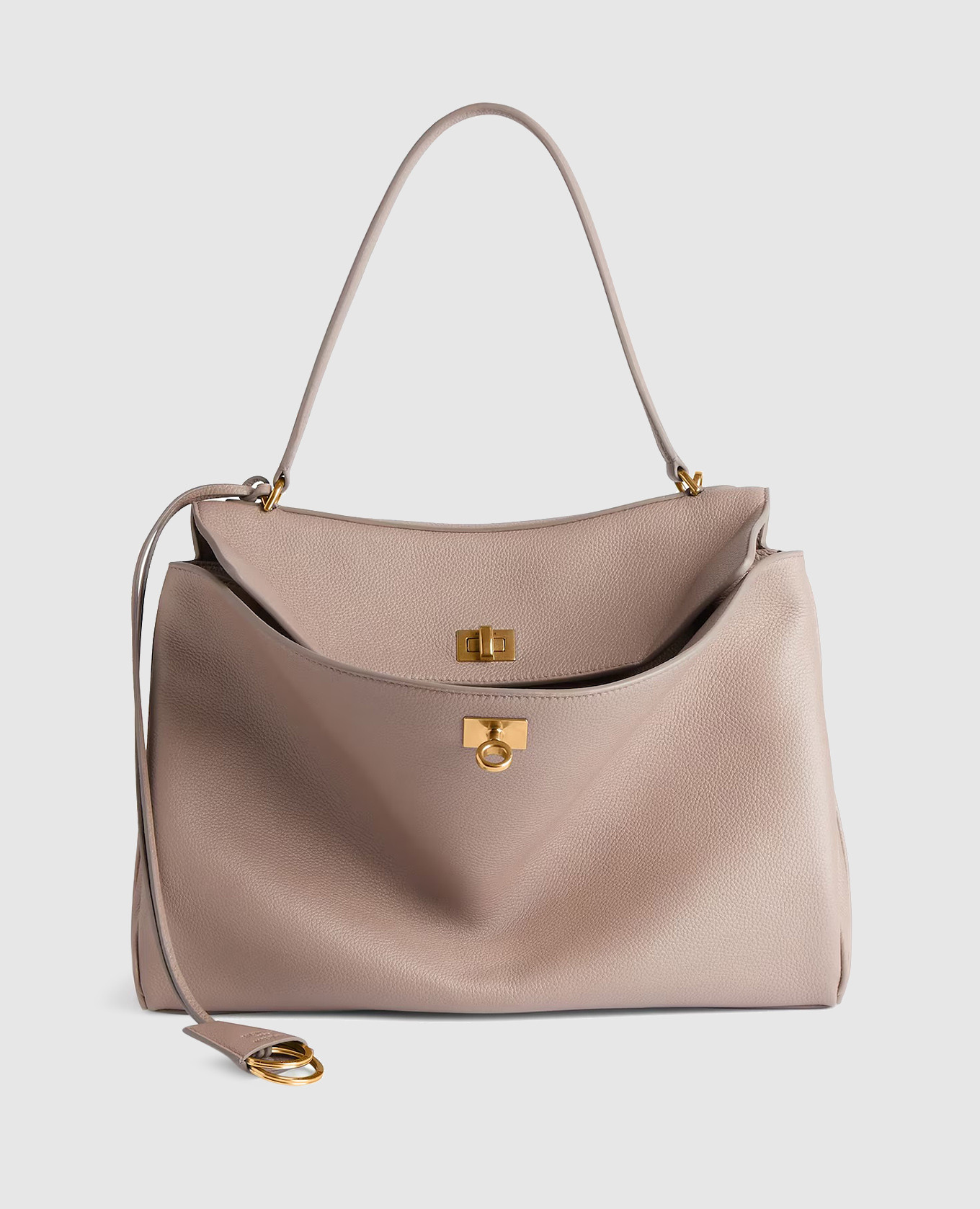 

Beige leather Rodeo bag Balenciaga