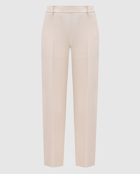 Khaite Cambie white wool pants 31584127