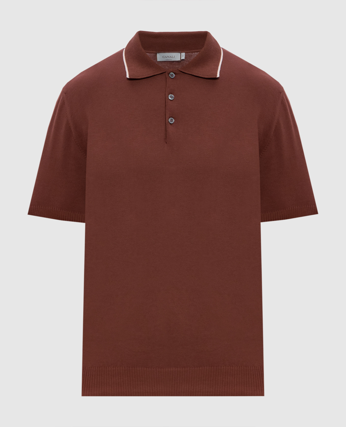 

Brown polo Canali