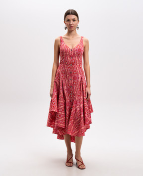 Etro Pink dress with a pattern WRHA030499SA5H3