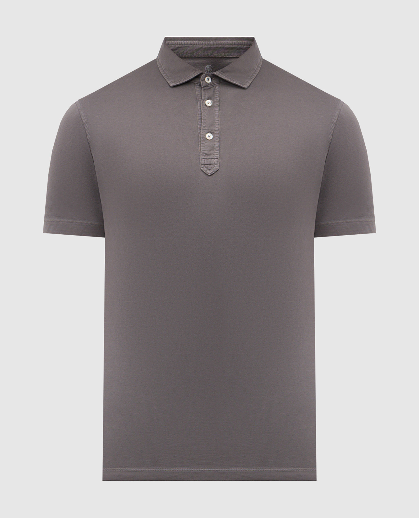 

Gray polo Brunello Cucinelli, Grey