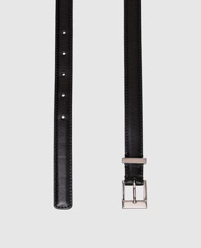 Khaite Black Manhattan leather belt 10085763