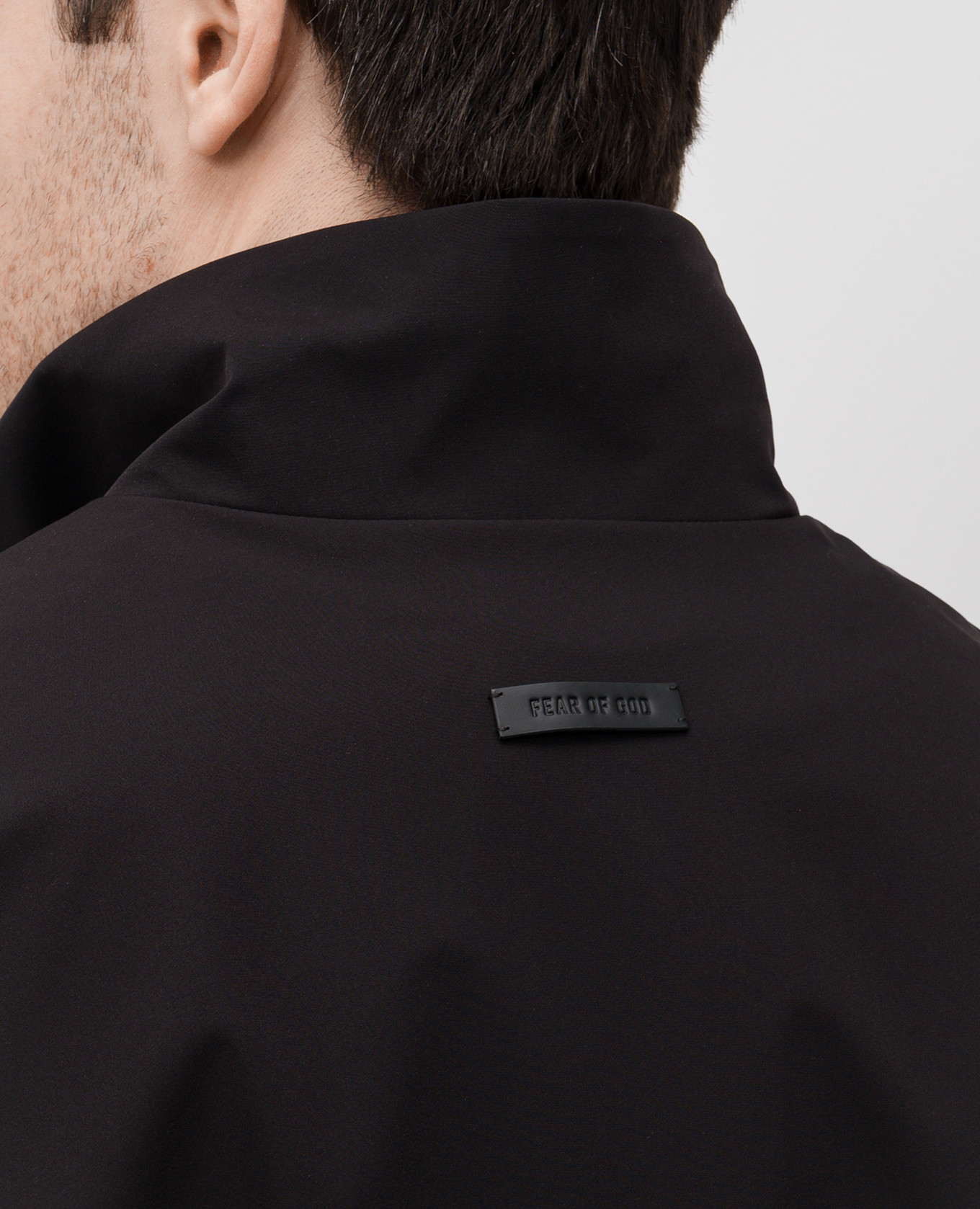 

Black jacket with logo patch Fear of God