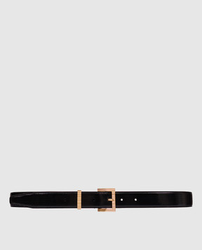 Balmain Black patent leather belt EN0WA177LPIS