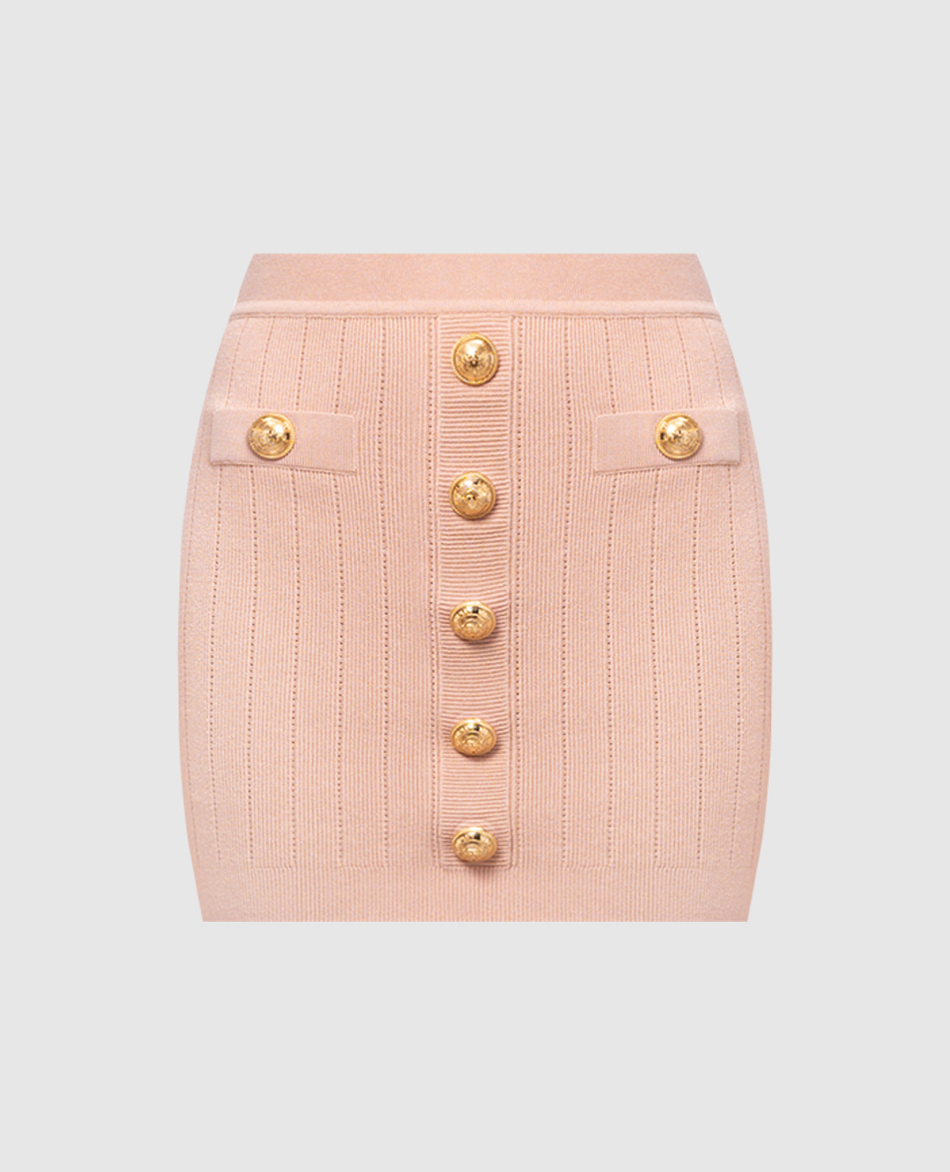 

Pink patterned mini skirt Balmain