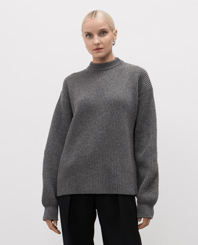 Jil Sander Gray wool sweater J02GP0223J14737