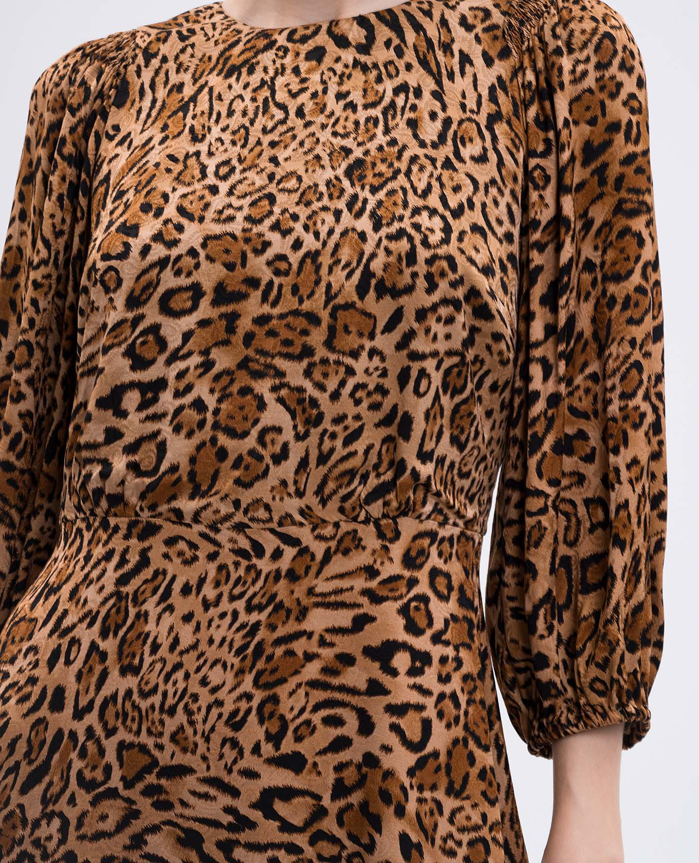 

Brown animal print mini dress Twinset